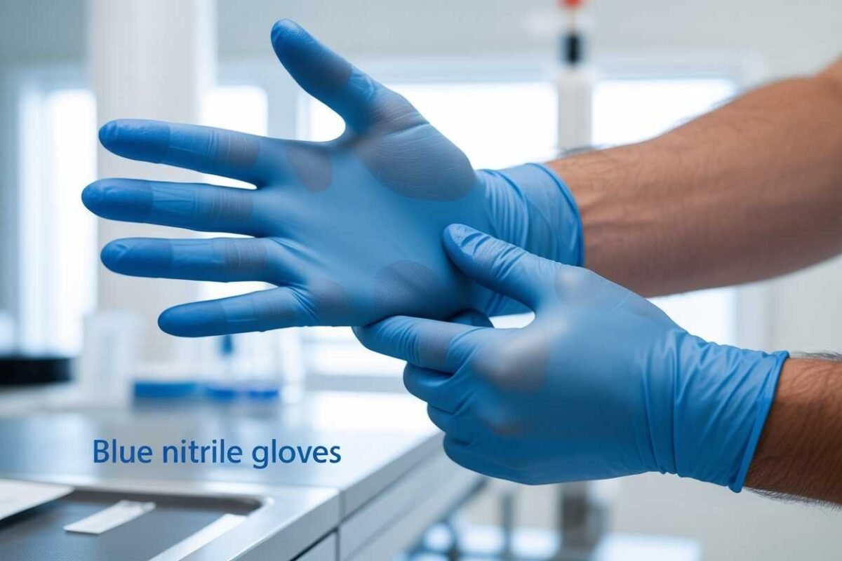 Blue Nitrile Gloves