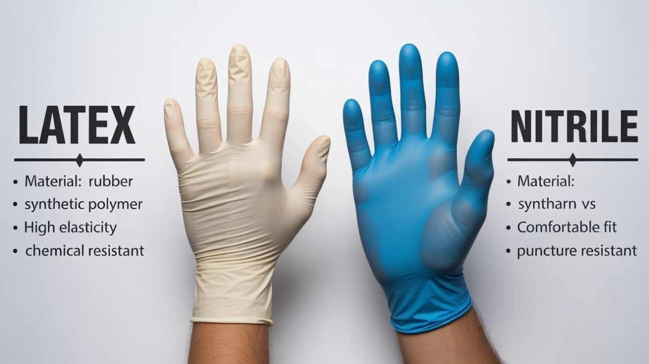 Fast Overview: Latex vs Nitrile Gloves