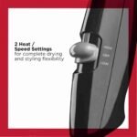 Frizzy Hair? Powerful Compact Hair Dryer for Travel – Love It - Image 2