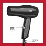 Frizzy Hair? Powerful Compact Hair Dryer for Travel – Love It - Image 3