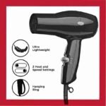 Frizzy Hair? Powerful Compact Hair Dryer for Travel – Love It - Image 4