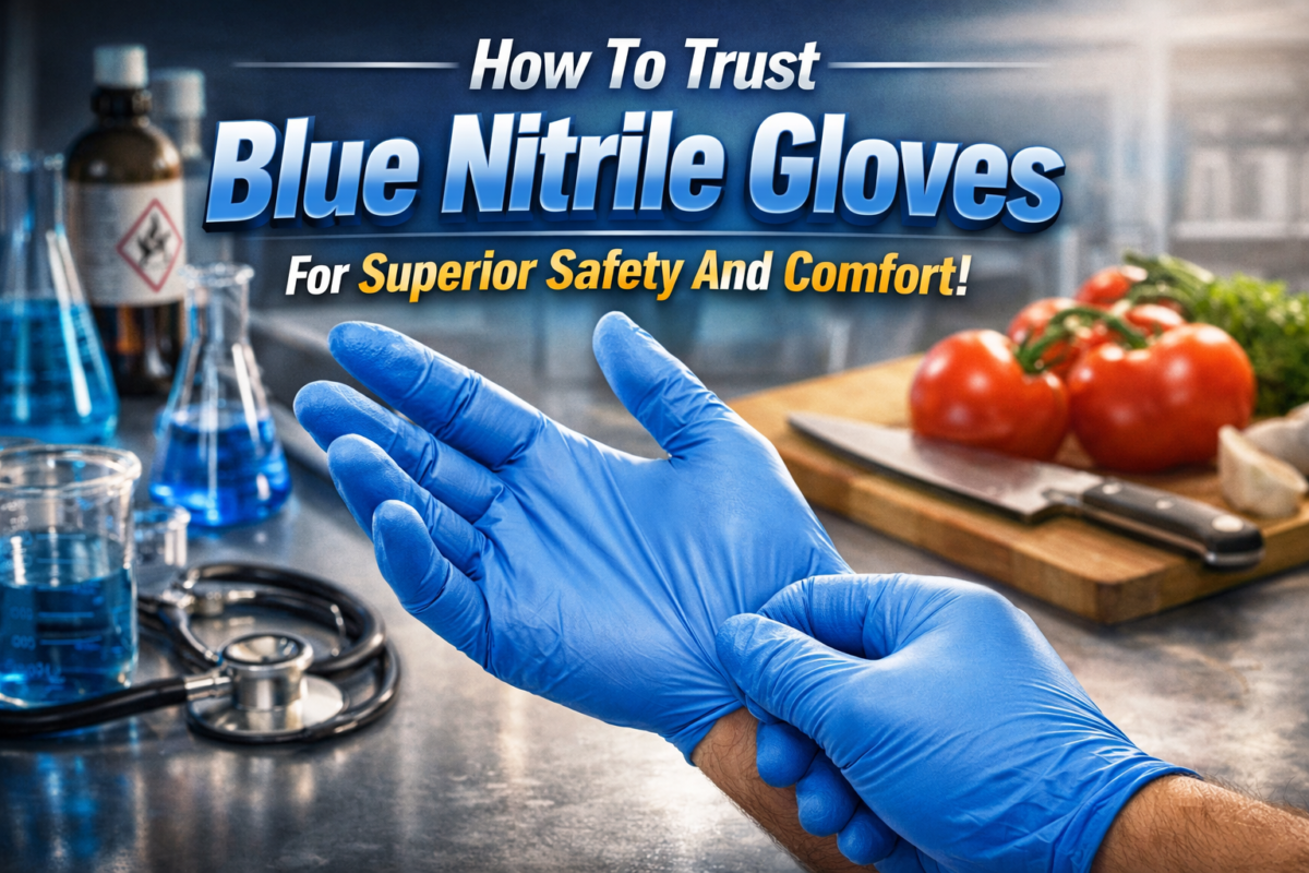 Blue Nitrile Gloves