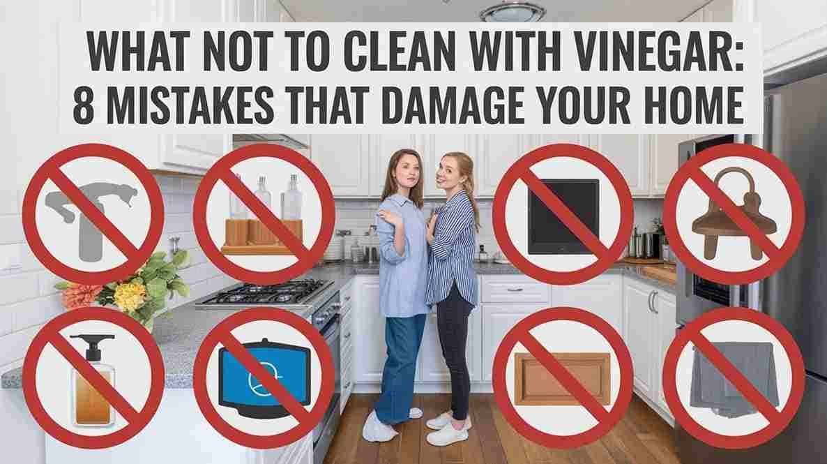 What Not to Clean With Vinegar: 8 Mistakes That Damage Your Home