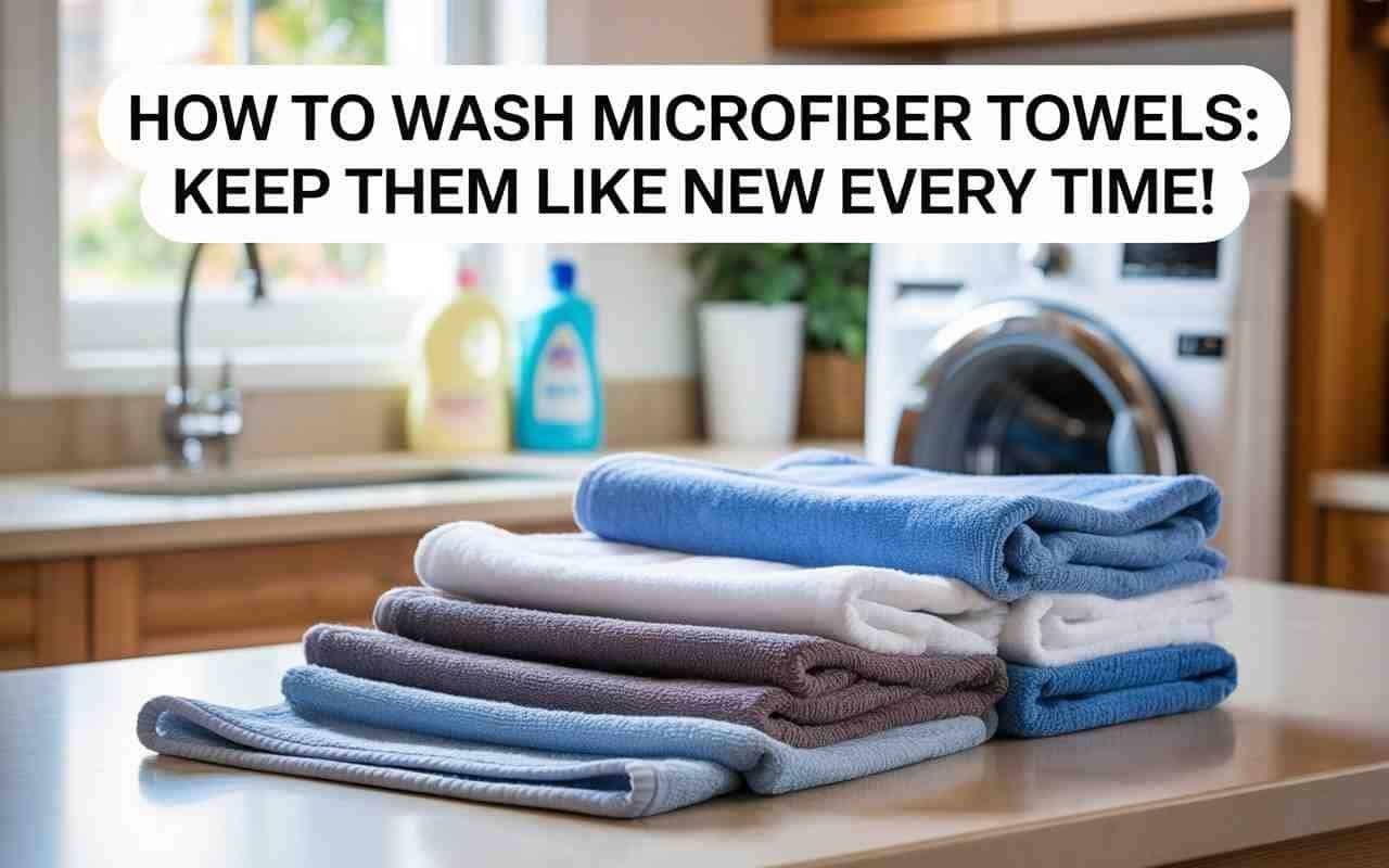How to Wash Microfiber Towels: Keep Them Like New Every Time!