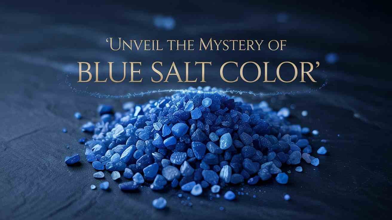 Unveil the Mystery of Blue Salt Color and Why It’s So Rare