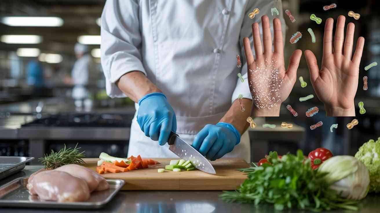 Are Blue Nitrile Gloves Food Safe