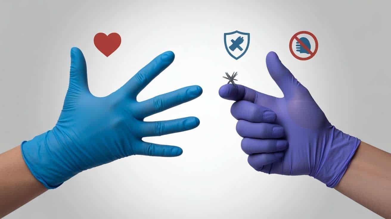Latex vs Nitrile Gloves